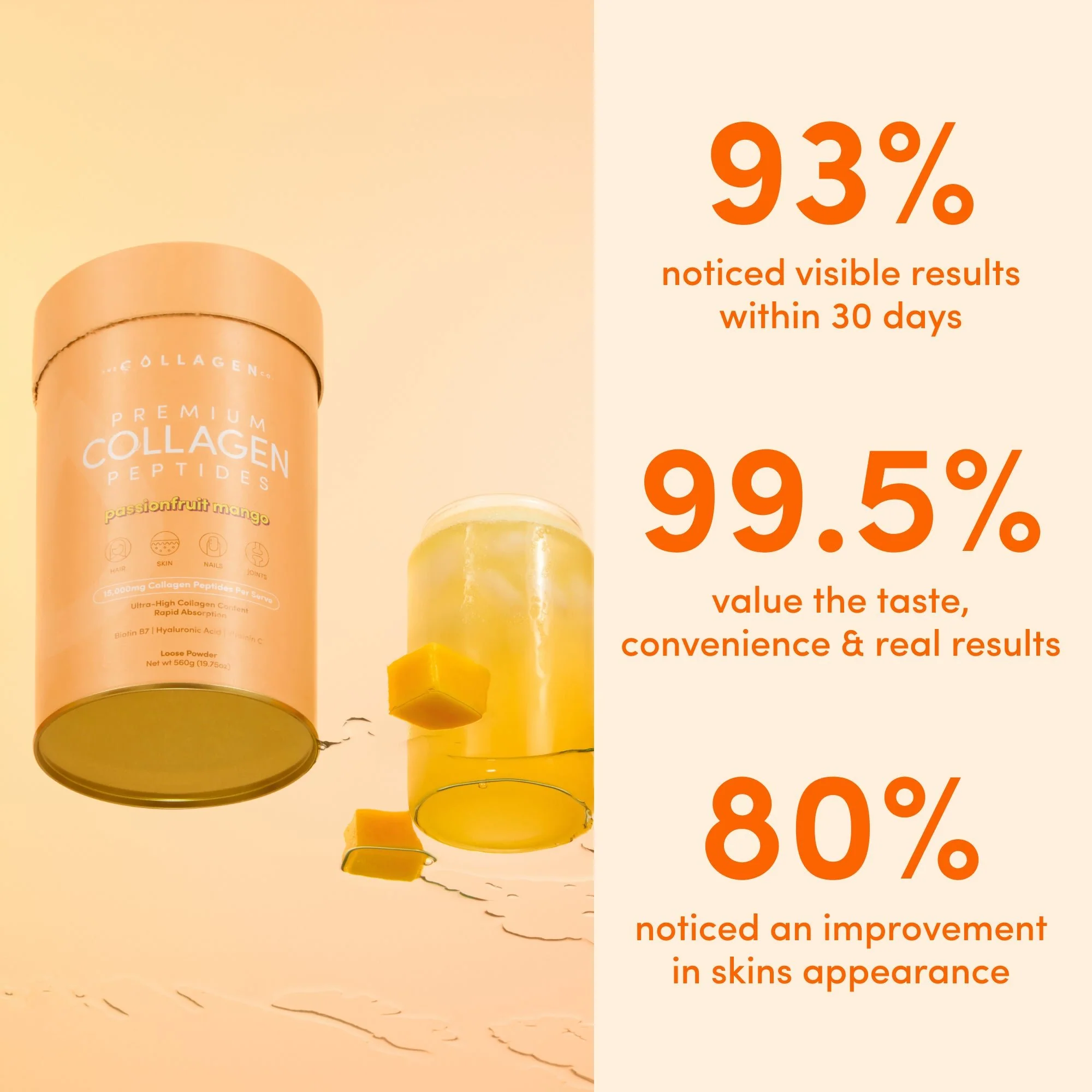 Passionfruit Mango Collagen Powder - 560g - Image 3