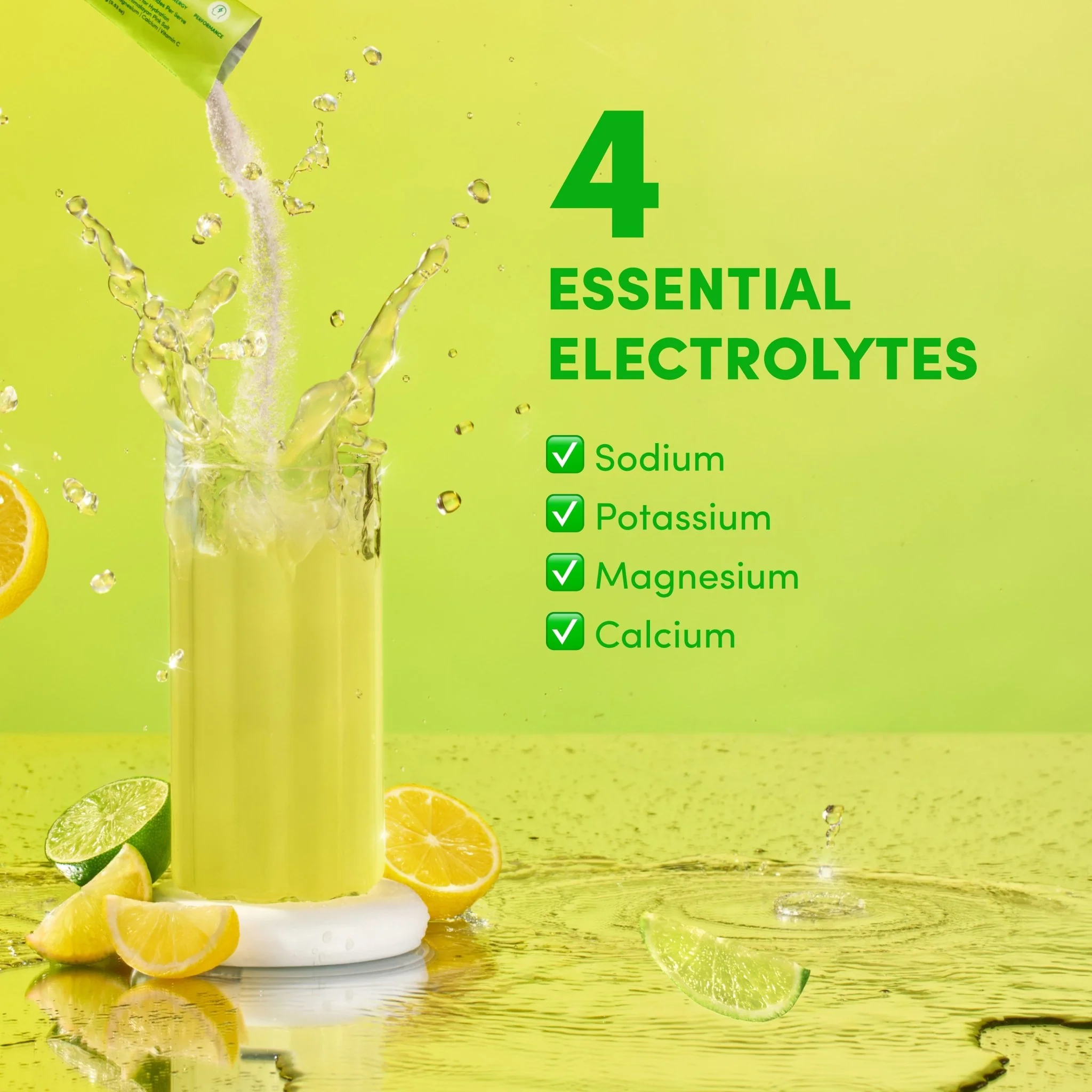 Lemon Lime Hydraglow Collagen Electrolytes Sachets - 210g - Image 5