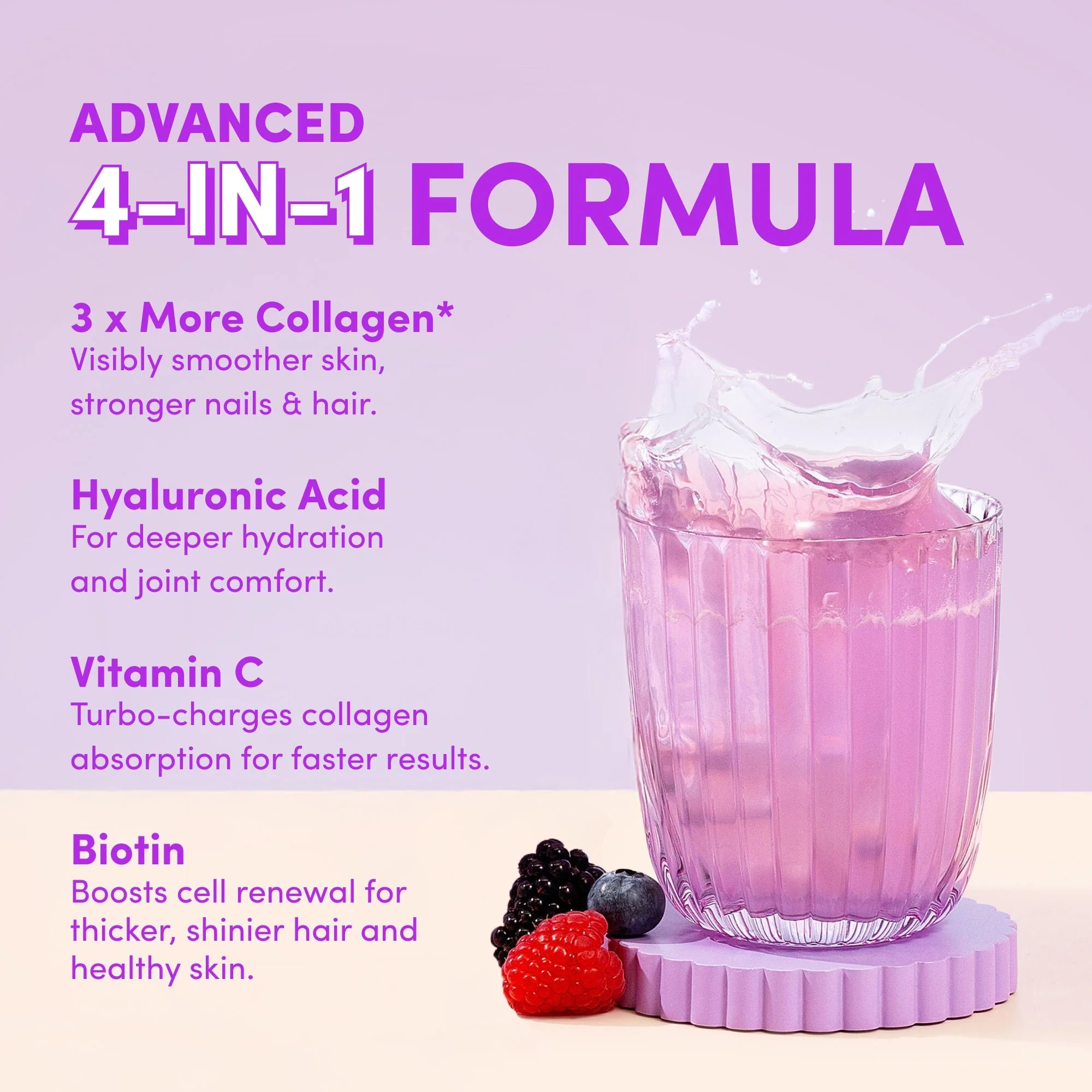 Mixed Berry Collagen Sachets - 280g - Image 5