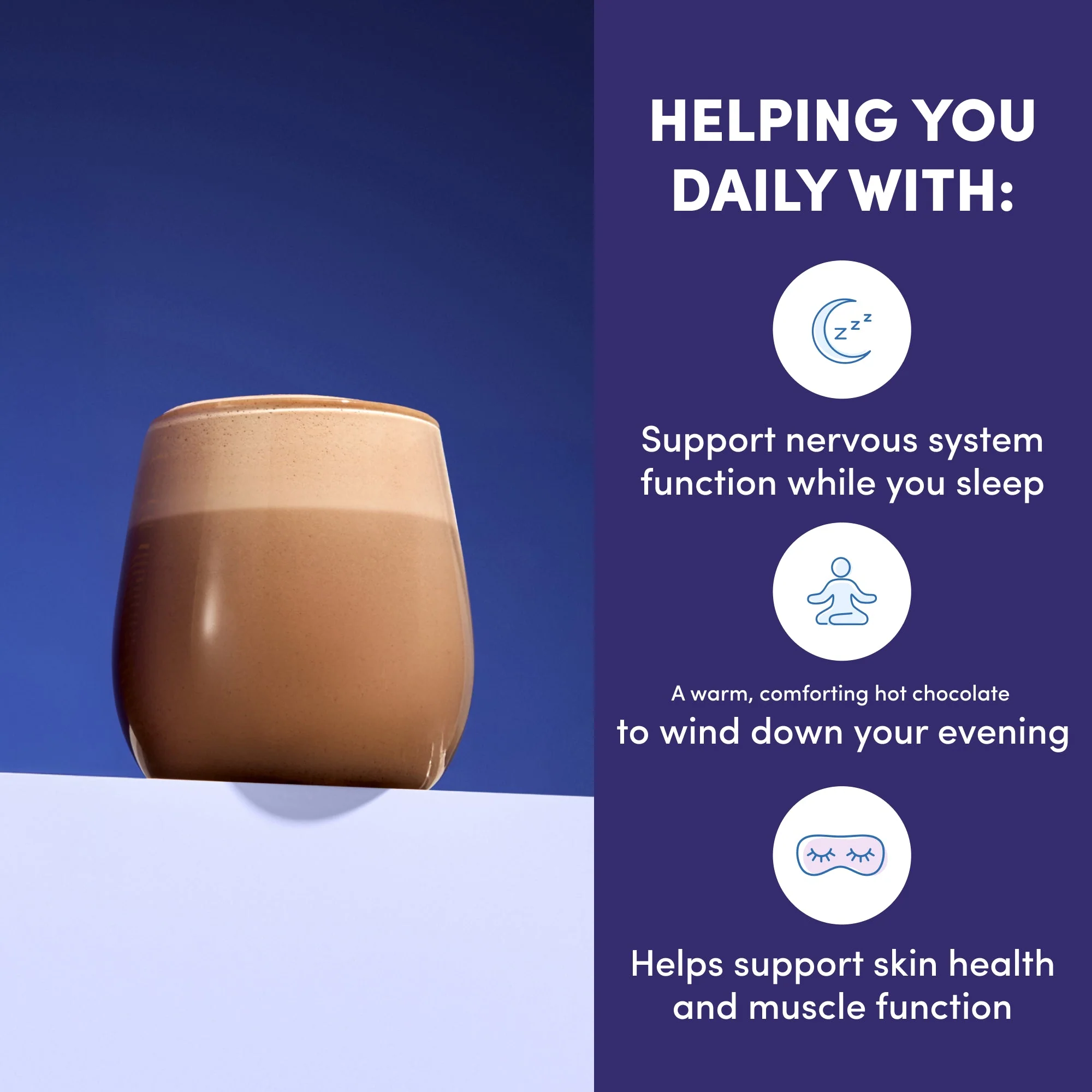 Collagen Dream Advanced Sleep Formula Hot Chocolate - 420g - Image 3
